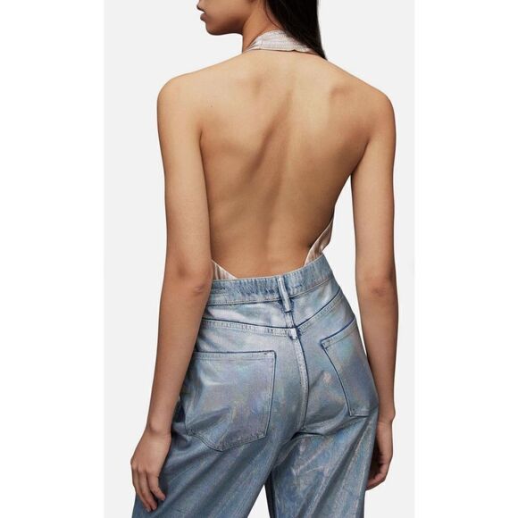 New. Allsaints champagne bodysuit. Size 0 retails $169 - Picture 2 of 16